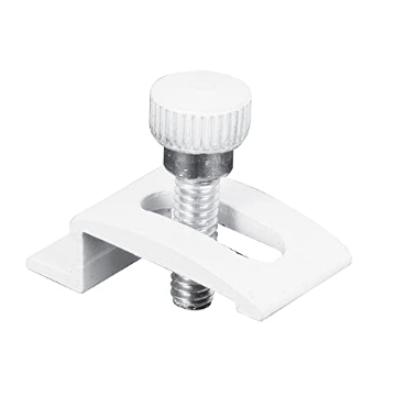 Picture of Prime PL7940 Prime-Line PL 7940 Storm Door Panel Clips with Screws, 1/4 In., White Finish (8 Pack) (EA)