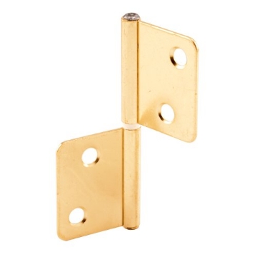 Picture of Prime N 7025 Prime-Line N 7025 Bi-Fold Door Hinges, Non-Mortise Style, Brass Plated (1 Pair) (EA)