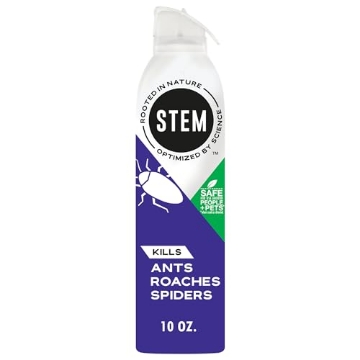Picture of Stem Audio 3282 STEM Kills Ants, Roaches And Spiders: Plant-Based Active Ingredient Bug Spray, Botanical Insecticide For Indoor And Outdoor Use; 10 fl oz (Pack Of 1) (PK-6-EA)