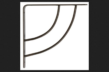 Picture of Knape & Vogt RP-0087-8BRZ Knape & Vogt John Sterling Bronze Milano Shelf Bracket 8 in. L 100 lb. (PK-10-EA)