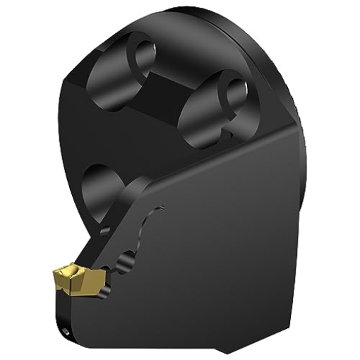 Picture of Unknown  Sandvik Coromant SL-QFU-RH38C40-300A SL-Qfu-RH38C40-300Acorocut QF Head for Face Grooving, Right Hand Cut, Internal Coolant Coating Right Hand Cut 0 Cutting Angle Flute (Pack of 1) (EA)