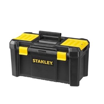 Picture of STANLEY Engineered Fastening STST19331 Stanley Tools and Consumer Storage STST19331 Stanley Essential Toolbox, 19", Black/Yellow (EA)