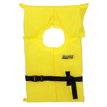 Picture of ATTWOOD MARI 86020 SEACHOICE 86020 Life Vest, Type II Personal Flotation Device â€“ Yellow â€“ Adult (EA)