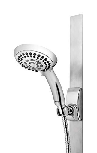 Picture of Waterpik VSS-563MVB Water Pik Chrome Five Settings Showerhead with Slide Bar 2.5 gpm (EA)