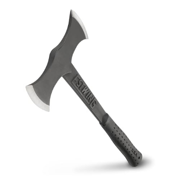 Picture of Estwing EBDBA ESTWING Double Bit Axe - 38 oz Wood Spitting Tool with Forged Steel Construction & Shock Reduction Grip - EBDBA (EA)