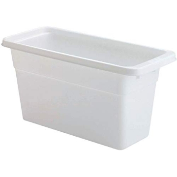 Picture of RUBBERMAID COMMERCIAL FG2862RDWHT Rubbermaid Ice Cube Bin, White, Holds 4 Trays, Compact Design, Durable Plastic (EA)