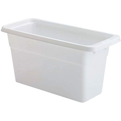 Picture of RUBBERMAID COMMERCIAL FG2862RDWHT Rubbermaid Ice Cube Bin, White, Holds 4 Trays, Compact Design, Durable Plastic (EA)