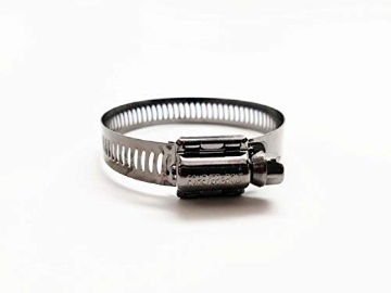 Picture of NICKLUKE PRODUCTS INC FBBLKHCLP28P1 FOREVERBOLT 1-5/16 in. to 2-1/4 in. SAE 28 Black Hose Clamp Stainless Steel Band - Case of: 1; (EA)