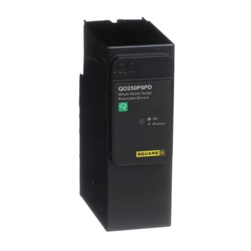 Picture of Schneider Schreibgerate GmbH & Co. KG QO250PSPD Square D - QO250PSPD QO Whole House Surge Protection Device, 50kA, 120/240V, 1-Phase, No Wiring, Plug-On Neutral (EA)