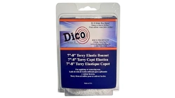 Picture of Dico 58443605 Dico Elastic Edge Terrycloth Bonnet for Backing Pads, 7-8" (EA)