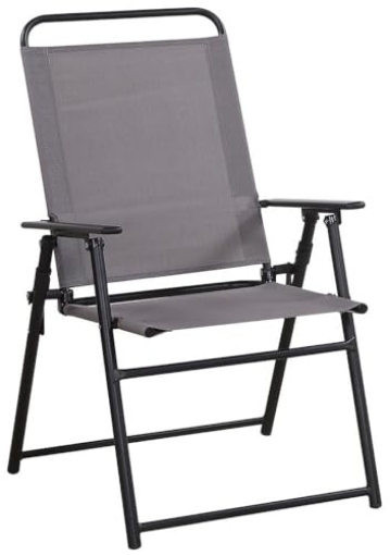 Picture of Living Accents FTS50BG-G Black Steel Sling Chair (EA)