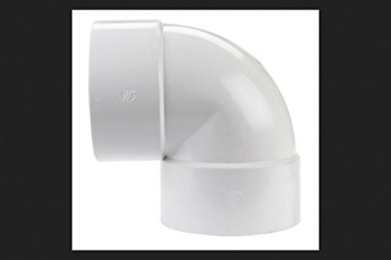 Picture of Nds 6P02 Plastic Trends 6 in. Hub x 6 in. Dia. Hub PVC Elbow (EA)