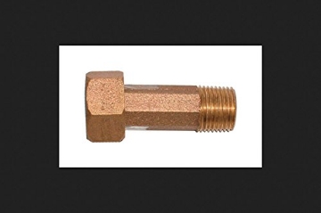 Picture of LEGEND VALVE & FITTINGS INC 313-133NL Legend 1/2 in. Dia. x 1/2 in. Dia. MIP To MIP Bronze Meter Coupling (EA)