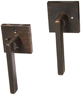 Picture of Kwikset 97300-895 Kwikset 91550-006 Venetian Bronze Halifax Square Bed/Bath Privacy Lever (EA)