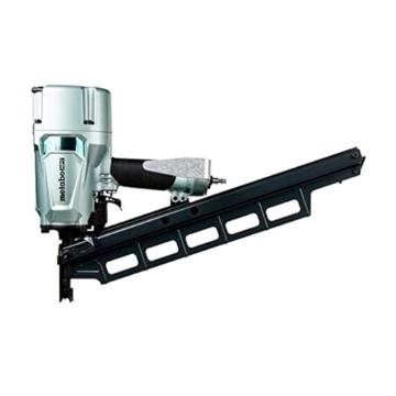 Picture of METABO HPT NR83A5(S)M Metabo HPT Framing Nailer, Pro-Preferred Pneumatic Power Nailer & Framing Tool For Flooring, Roof Decking & More, Rapid Response Cylinder Valve, 21° 2" to 3-1/4" Plastic Collated Nails, NR83A5(S) (EA)