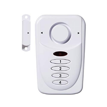 Picture of Sabre HS-EDA SABRE Wireless Elite Home and Commercial Door Security Alarm with LOUD 120 dB Siren and Exit Entry Delays, DIY EASY to Install, White (EA)