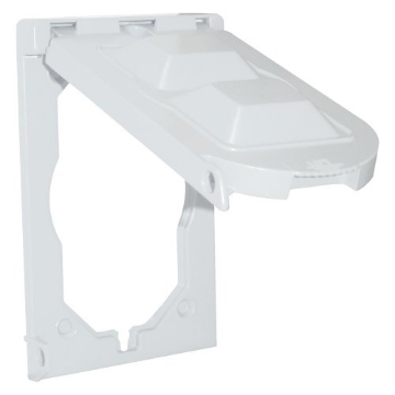 Picture of SIGMA ENGINEERED SOLUTIONS 14146WH Sigma Engineered Solutions 14146WH 1-Gang Vertical, Multi-Use Weatherproof Cover, White (EA)