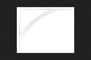 Picture of Knape & Vogt RP-0053-10WT John Sterling Elegante Shelf Bracket 9-3/4" X 7-3/4" White Boxed (PK-10-EA)