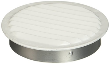 Picture of MAURICE FRANKLIN LOUVER RLW-100  4 Maurice Franklin Louver RLW-100 4, 4-Inch Mini Round Aluminum Insect Proof Mini Louvers With Screen, White (Pack of 4) (EA)