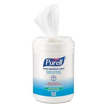 Picture of PURELL 9031-06 Purell Sanitizing Wipes Fragrance Free Canister 175 Count (EA)