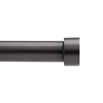 Picture of Umbra 245976-111 Umbra Cappa 1-1/4” Adjustable Curtain Rod for Windows in Single or Double, 36 to 72-Inches, Nickel (PK-2-EA)