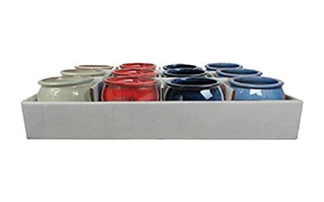 Picture of TRENDSPOT INC DB10021-S4 CERAMIC POT ASSRTED 4" (PK-12-EA)