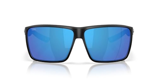 Picture of COSTA 06S912191210264 Costa Del Mar Rincon II Sunglasses, Matte Black/Blue Mirrored 580G, 64 mm (EA)