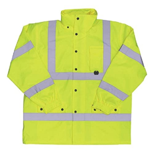 Picture of Boss Products Usa Llc 3NR6000L BOSS Standard Rain Jacket, Yellow, Large (EA)