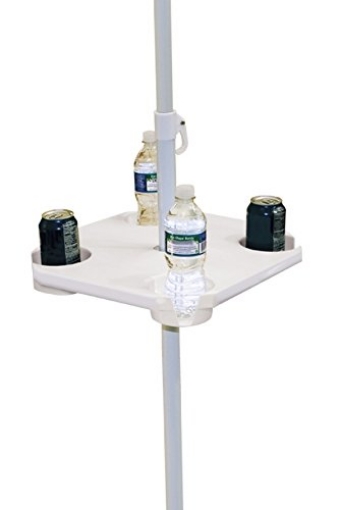 Picture of ACE TRADING - YOUYIFEINUO UT-01 Rio Brands UT-01 Beach Umbrella Table, White (EA)