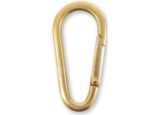 Picture of HILLMAN 9985377 HILLMAN Sanitas Brass Assorted Black/Gold Clip/Hook Carabiner (EA)
