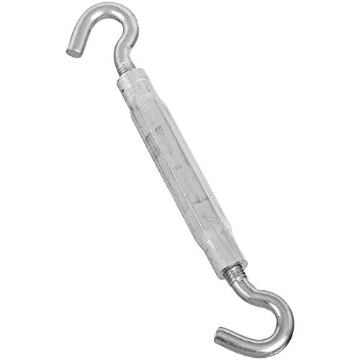 Picture of National/Spectrum Brands N222-026 National Hardware N222-026 2174 Hook/Hook Turnbuckles in Zinc, 3/8" x 10-1/2" (EA)