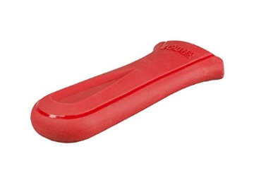 Picture of Lodge Cast Iron ASDHH41 Lodge Deluxe Silicone Hot Handle Holder - Dishwasher Safe Hot Handle Holder Designed for Lodge Cast Iron Skillets 9 Inches+ w/Keyhole Handle - Reusable Heat Protection Up to 550° - Red (PK-12-EA)