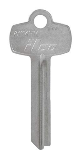 Picture of HILLMAN 84850 BE-8 Best Key Blank (S) (PK-10-EA)