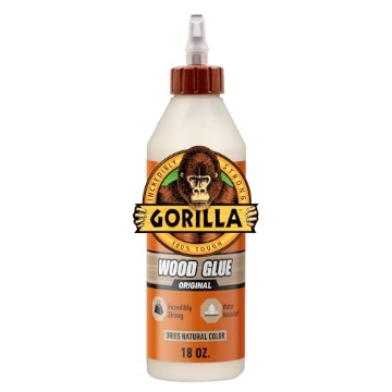 Picture of GORILLA 6205001 Gorilla Wood Glue, 18 Ounce Bottle, Natural Wood Color, (Pack of 1) (EA)