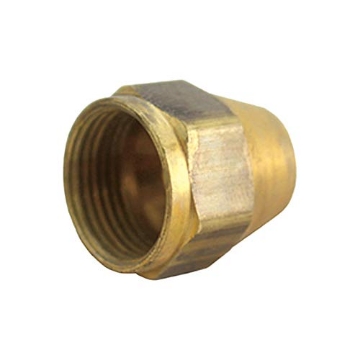 Picture of JMF COMPANY 4506002 JMF Brass Flare Nut 3/8 in. Dia. - Case of: 1010 (PK-10-EA)