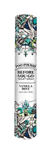 Picture of Poo-Pourri VM-10ML Poo-Pourri Vanilla Mint Scent Odor Eliminator 10 ml Liquid - Case of: 1212 (PK-12-EA)