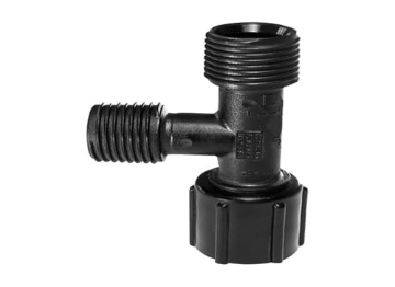 Picture of FLAIR-IT 32836 Ecopoly 32836 Tee, 1/2" M x 1/2" SWV x 1/2" M, 0.5" ID, Crimp, Plastic (Pack of 5) (EA)