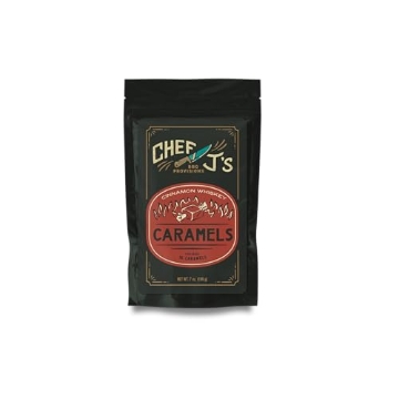 Picture of CHEF J'S BBQ PROVISIONS WHSKCARAMELBAG Chef J's BBQ Provisions Cinnamon Whiskey Caramels (EA)