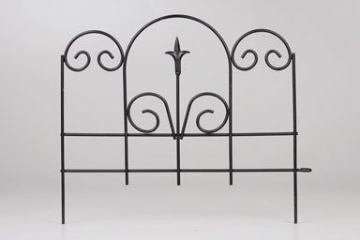 Picture of PANACEA PRODUCTS 89382 Panacea 16 in. L x 18 in. H Steel Black Garden Fence (EA)