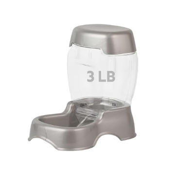 Picture of PETMATE INC 24625 Petmate Pet Cafe Feeder Dog and Cat Feeder Pearlescent Colors 3 Sizes, Made in USA (EA)