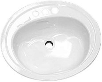 Picture of BOOTZ PLUMBINGWARE CO 021-2445-00 Bootz Industries 021-2445 Azalea Porcelain Enameled Steel 20 x 17 Lavatory Sink in White (EA)