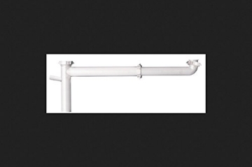 Picture of THE KEENEY MANUFACTURING COMPANY 127TTWRUK Keeney Continuous Waste Direct Connect,End Outlet 1-1/2" Od. X 16" Plastic White Bagged (EA)