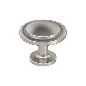 Picture of Amerock BP37025G10 Miseno MCKTRK4119 Meyers 1-3/16 Inch Mushroom Cabinet Knob - Brushed Satin Nickel (EA)