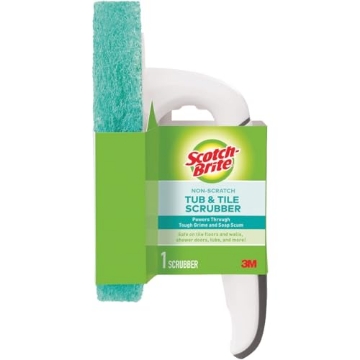 Picture of 3M 553-T Scotch-Brite Non-Scratch Bathroom Scrub Brush Blue (EA)