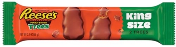 Picture of REESE'S 34000 47369 Reese's Holiday Peanut Butter Trees, King Size, 2.4-Ounce Package (PK-24-EA)