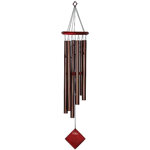 Picture of WOODSTOCK PERCUSSION INC DCB37 Woodstock Wind Chimes of Pluto Wind Chimes for Outside, 37" Bronze Medium Tone Wind Chime Décor for Outdoor Garden, Patio, Porch, Encore Collection (EA)