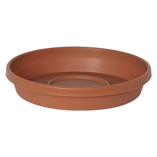 Picture of Bloem, Lcc. 51006C Bloem Terra Resin Saucer Tray: 4.75" Bottom Width - Terra Cotta - Matte, Durable, Ribbed Bottom, Indoor and Outdoor, Fits 6" Terra Pots (EA)