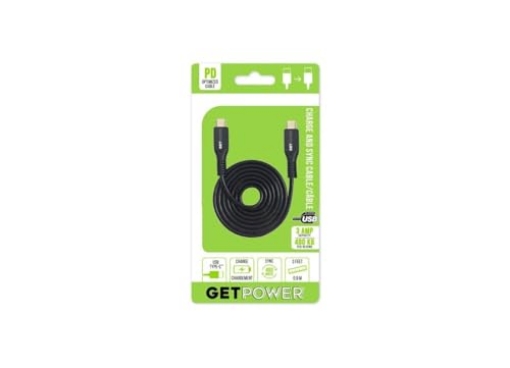 Picture of Boss Products Usa Llc GP-USBC-USBC ARIES MFG GP-USBC-USBC 3' USB-C to USB-C Cable - Quantity 1 (EA)