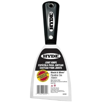Picture of HYDE TOOLS INC 02350 HYDE, Size, No Color 02350 Black & Silver 3 in. W Carbon Steel Chiseled-Edge Paint Scraper (EA)