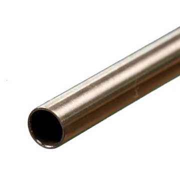 Picture of K&S 87119 K&S Precision Metals Round Stainless Steel Tube 87119 – 3/8" OD x 22 Gauge x 12" Long – Automotive, Medical, Plumbing, Made in USA, 1 Tube (EA)